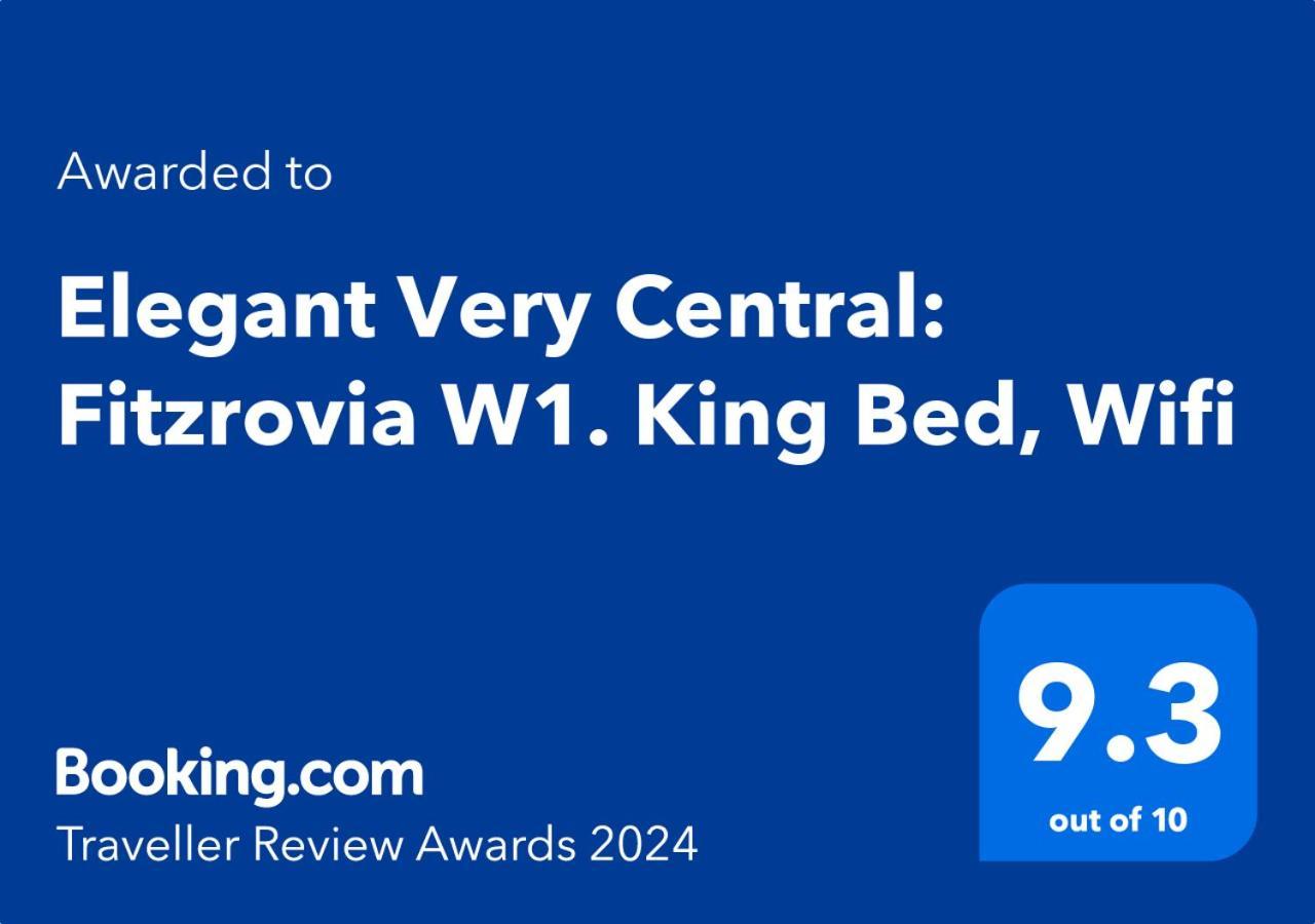 Elegant Very Central: Fitzrovia W1. King Bed, Wifi London Kültér fotó